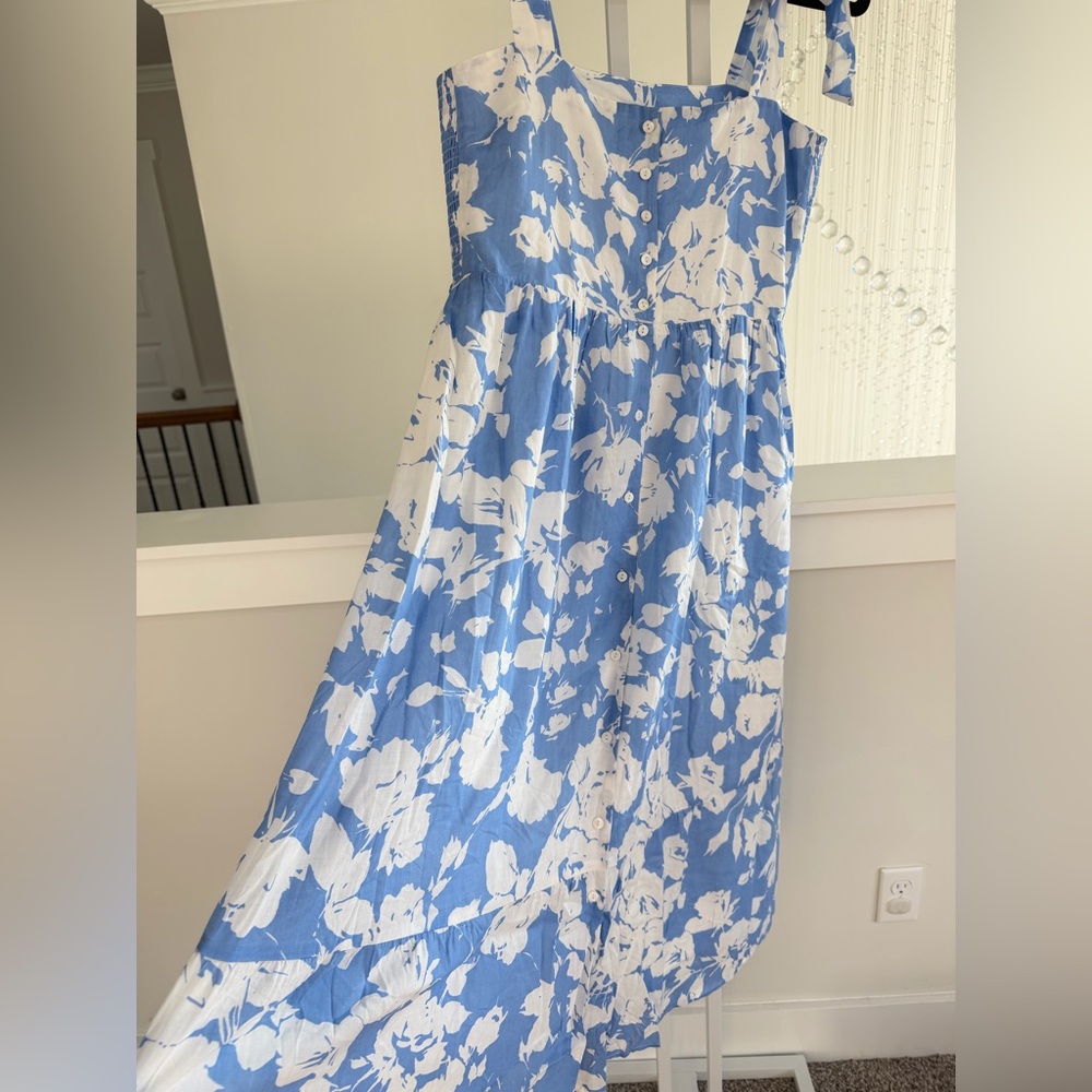 Tuckernuck Hyacinth House Blue and White Dress - Picture 7 of 11